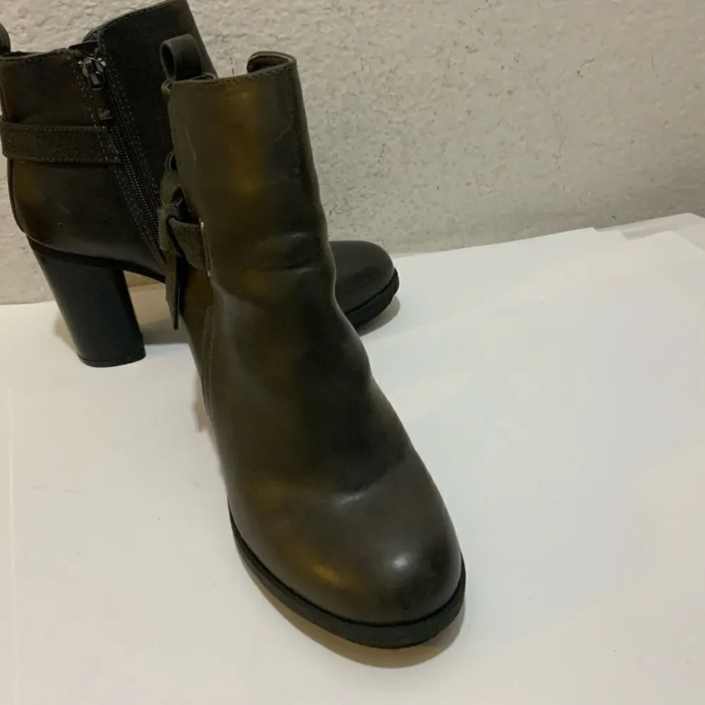 A+ Ellen Ankle Women Booties Grey